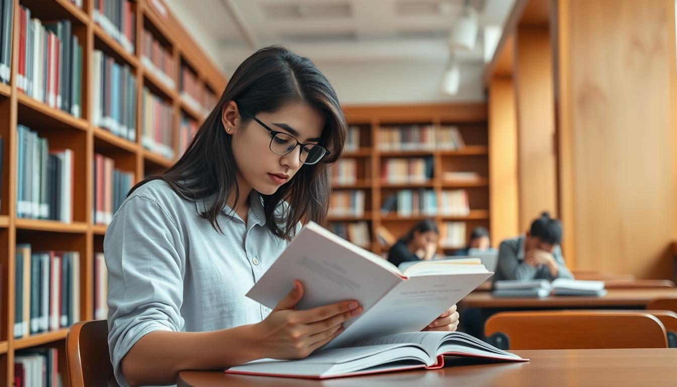 Structured study materials and learning resources on a desk